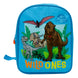 Gros plan sur le logo officiel Jurassic World imprimé sur le sac à dos CYP BRANDS