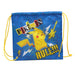 Sac Pikachu ouvert montrant le compartiment principal spacieux