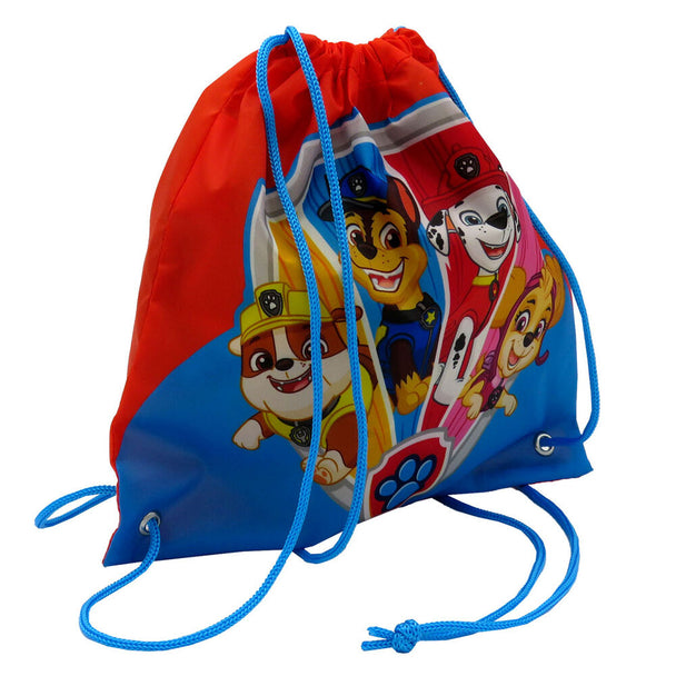Zoom sur la fermeture éclair robuste du sac de sport Paw Patrol 25cm CYP BRANDS