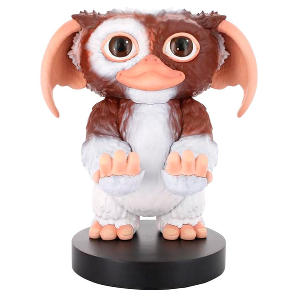 Support Gremlins Gizmo 20cm en vue frontale avec manette PlayStation 5 posée
