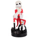 Vue frontale du support Jack Nightmare Before Christmas en costume de Père Noël, hauteur 20 cm.