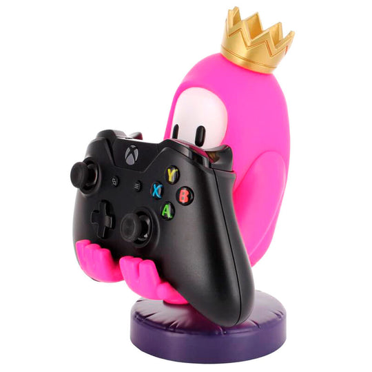 Manette PlayStation 5 DualSense en charge sur le support Fall Guys