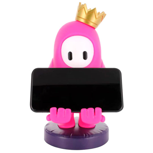 Support Fall Guys tenu en main pour illustrer sa taille compacte de 20 cm