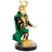 Détail du design Marvel Loki sur le support Cable Guy en gros plan