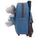 Compartiment intérieur spacieux de la valise trolley Holly Hypopotamo prêt à être rempli