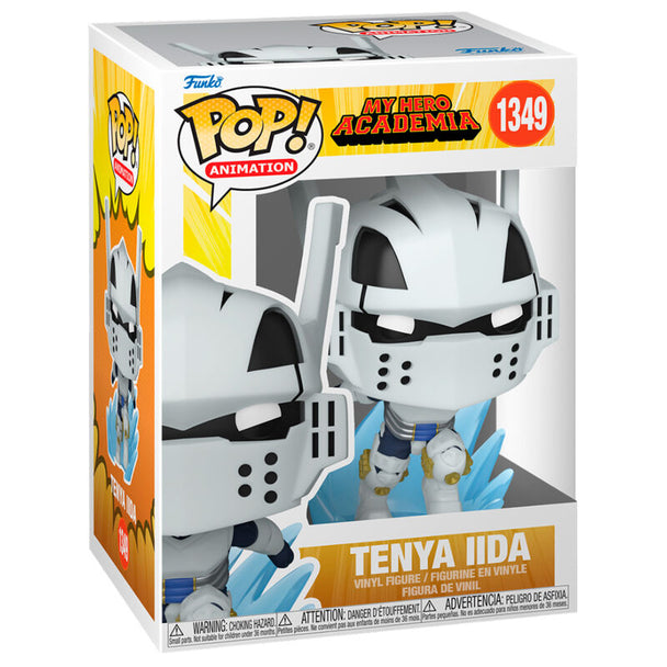 Figurine POP Funko Tenya Iida de My Hero Academia en vinyle, hauteur 9 cm, présentée dans sa boîte cadeau originale.
