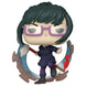 Vue latérale détaillée de la figurine Maki Zenin POP Funko montrant ses couleurs et accessoires