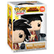 Vue latérale de la figurine POP Momo Yaoyorozu montrant les détails soignés et la qualité du vinyle