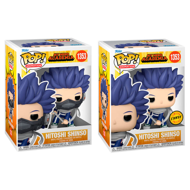 Figurine POP Hitoshi Shinso de My Hero Academia en vinyle de 9 cm dans sa boîte cadeau FUNKO