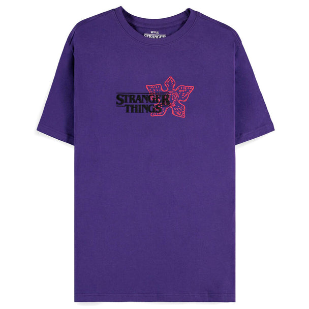 T-shirt Stranger Things Demogorgon en coton blanc avec impression du monstre emblématique