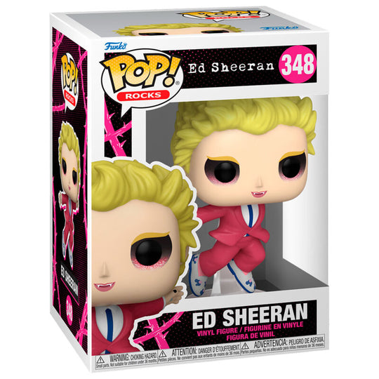 Figurine Funko POP Ed Sheeran Vampire en vinyl de 9 cm avec boîte cadeau visible