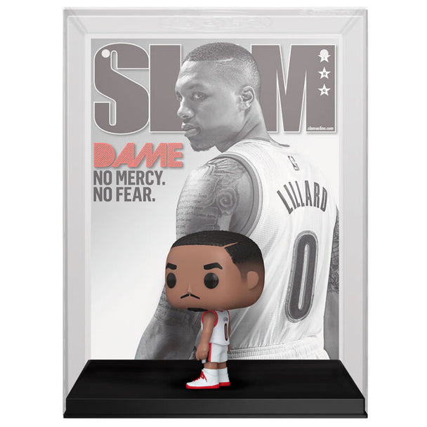 Figurine Funko POP NBA Damian Lillard vue latérale montrant le design soigné et les couleurs vives