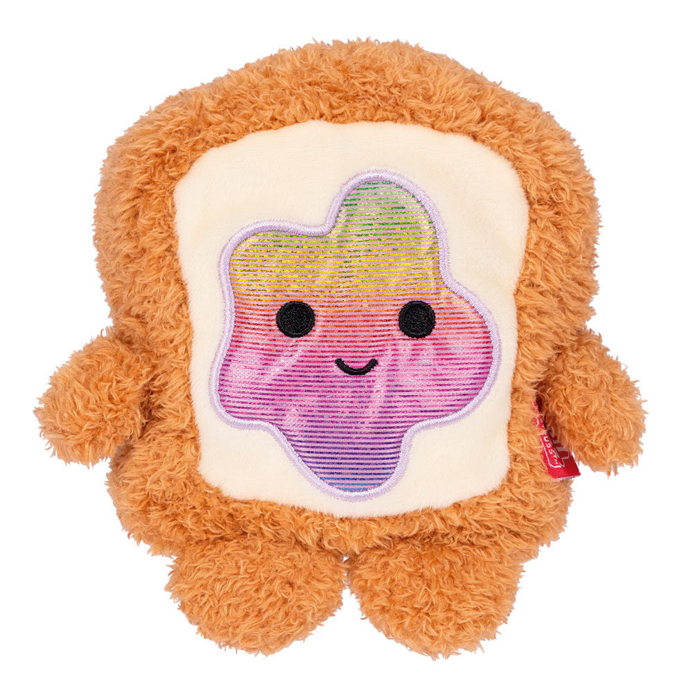 Peluches Bumbumz Breakfast 12cm alignées, illustrant la variété des modèles disponibles