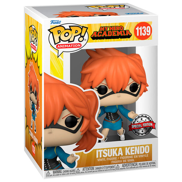 Figurine Funko POP Itsuka Kendo exclusive de 9 cm en vinyle, présentée dans sa boîte cadeau officielle.