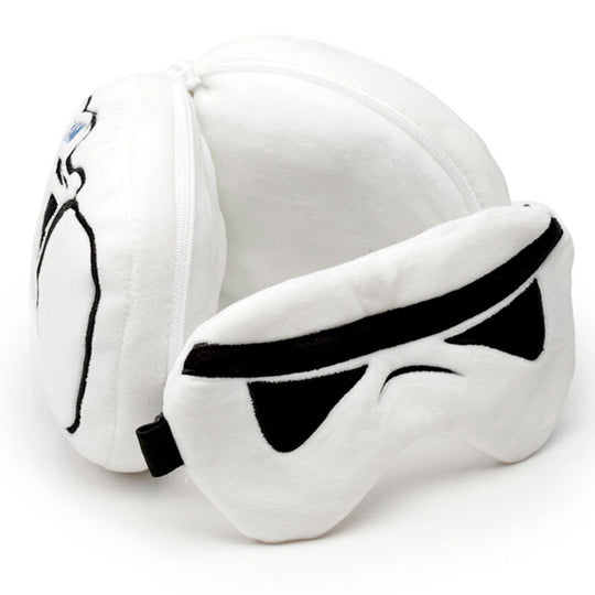 Détail du tissu polyester et spandex du coussin de voyage Stormtrooper Star Wars PUCKATOR