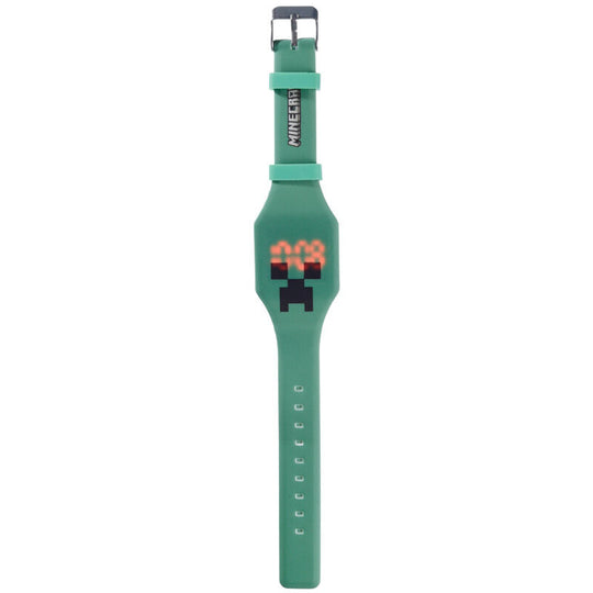 Bracelet ajustable noir de la montre digitale Minecraft PUCKATOR confortable à porter
