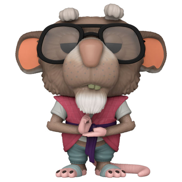 Vue rapprochée de la figurine POP Funko Splinter montrant les détails du personnage en vinyle