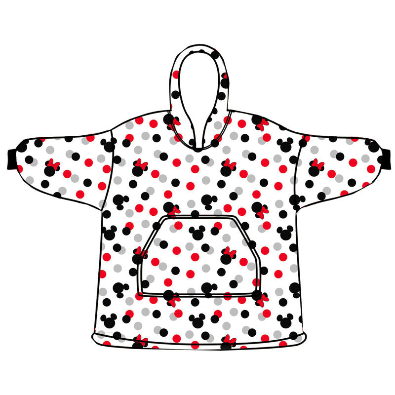 Sweat oversize corail Disney Minnie pour enfants avec grand motif Minnie sur le devant, taille unique.