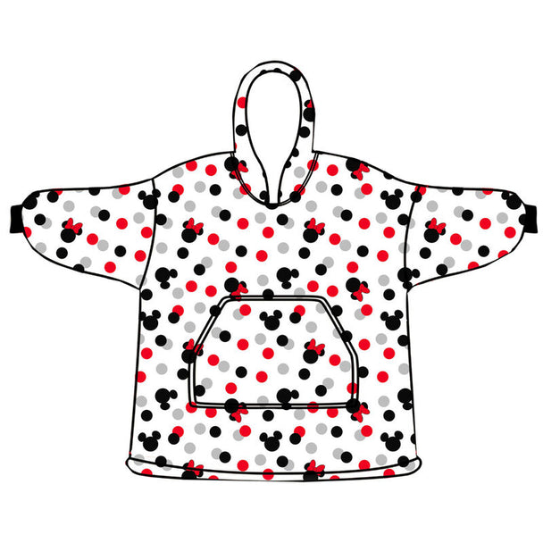 Sweat oversize corail Disney Minnie pour enfants avec grand motif Minnie sur le devant, taille unique.
