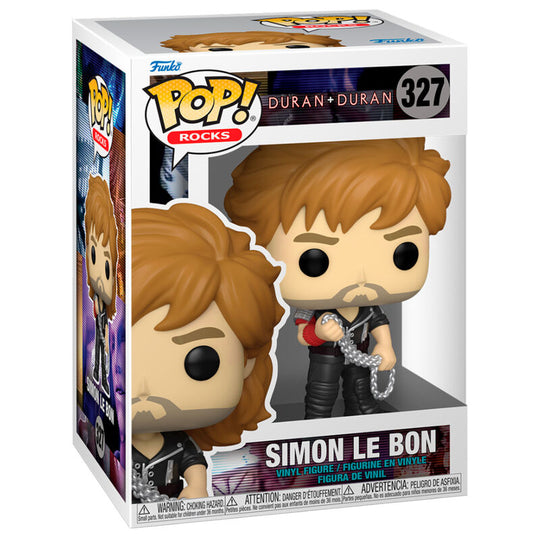 Figurine Funko POP Rocks Simon Le Bon de Duran Duran en vinyle de 9 cm dans sa boîte cadeau