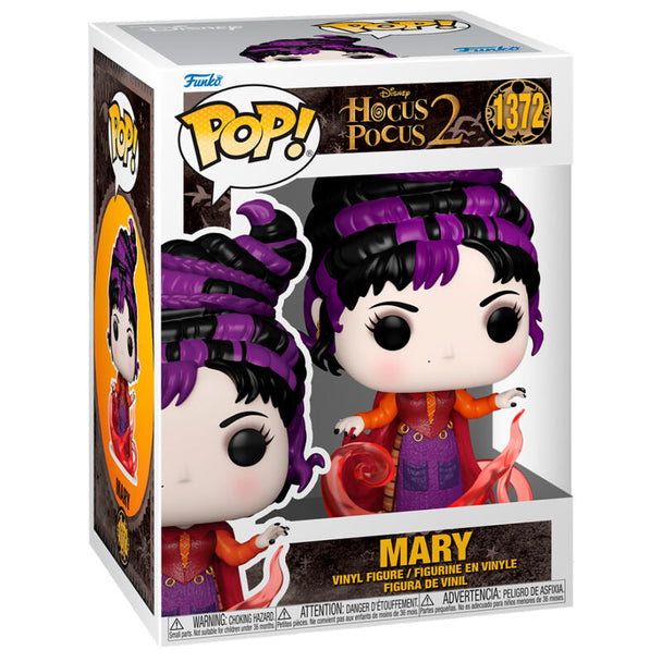 Figurine Funko POP Mary de Hocus Pocus 2 en vinyl de 9 cm dans sa boîte cadeau officielle