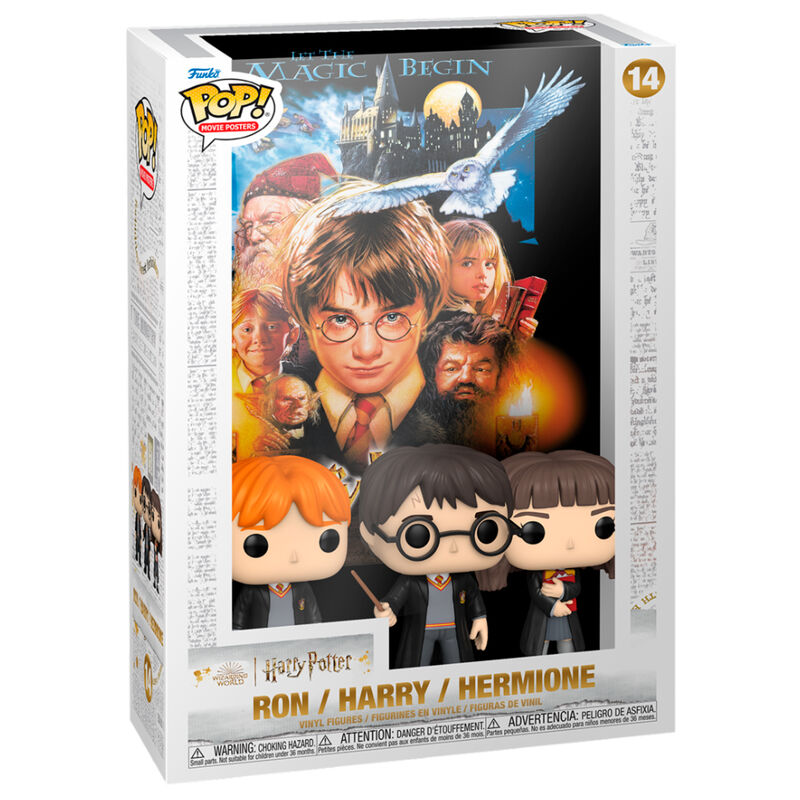 Figurine POP FUNKO Harry Potter Pierre Philosophale vue avant avec détails colorés et design fidèle à l'affiche du film