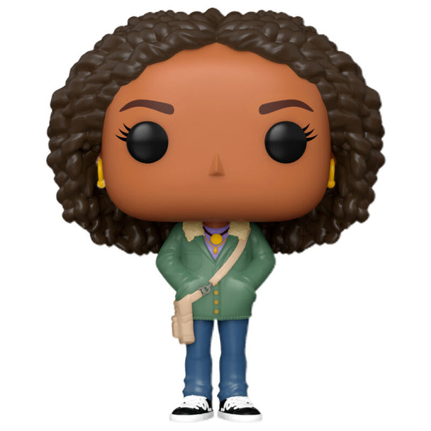 Vue rapprochée de la figurine Funko POP Becca, personnage de Hocus Pocus 2, avec détails et couleurs vives