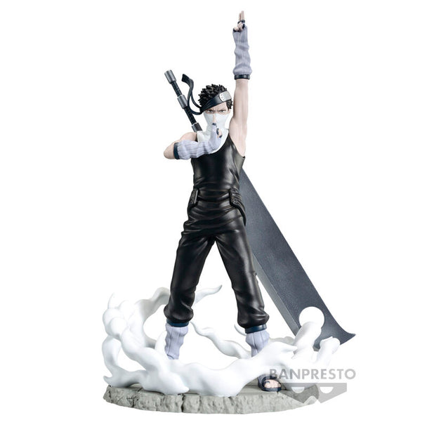Figurine Momochi Zabuza de Naruto Shippuden de 14cm vue de face avec détails précis