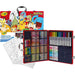 Mallette Crayola Pokemon fermée avec illustrations de personnages Pokemon sur le dessus
