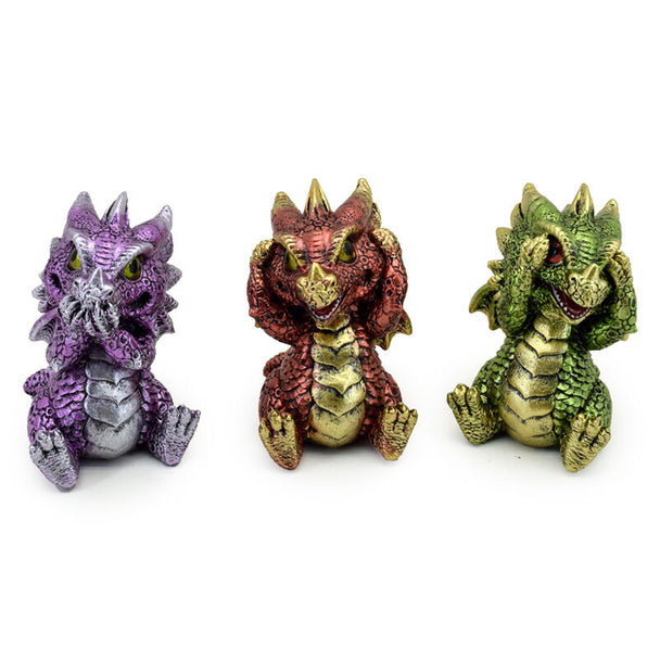 Figurine Baby Dragon des Éléments de 8cm par PUCKATOR, détaillée et colorée.