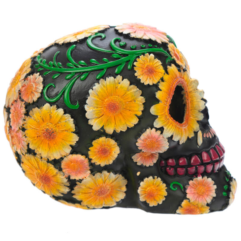 Présentation de la figurine Margaritas Crâne 11 cm sur fond neutre pour décoration