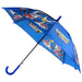 Parapluie automatique Sonic the Hedgehog 48cm avec baleines en fibre de verre, vue ouverte