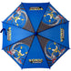Détail du mécanisme automatique et design du parapluie Sonic the Hedgehog de la marque CYP BRANDS