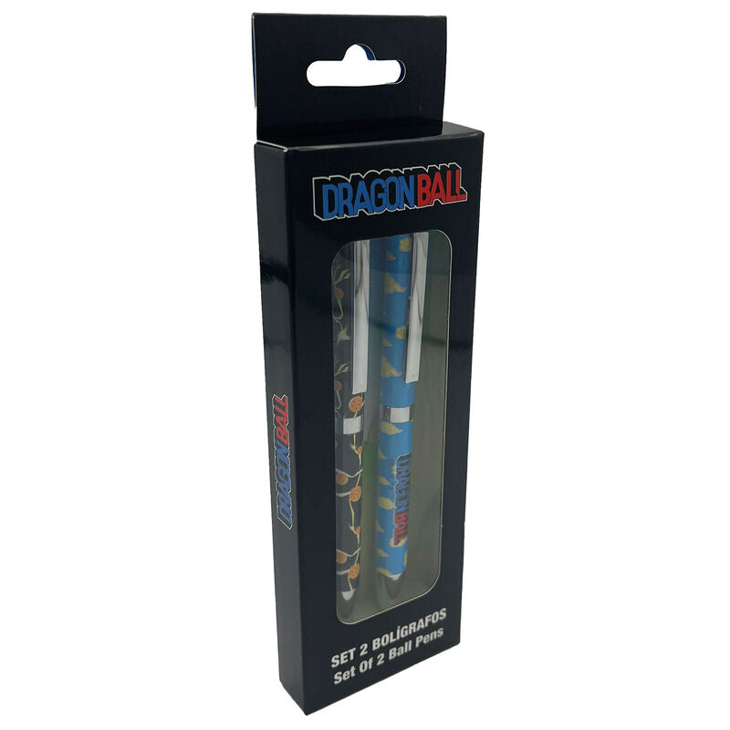 Zoom sur un stylo Dragon Ball de marque CYP BRANDS montrant la qualité d'écriture et le mécanisme de recharge.