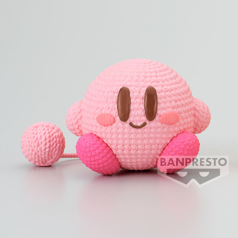 Profil latéral de la figurine Kirby Amicot montrant la qualité de fabrication BANPRESTO