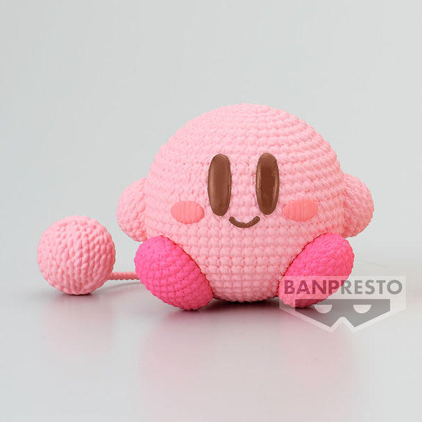 Profil latéral de la figurine Kirby Amicot montrant la qualité de fabrication BANPRESTO
