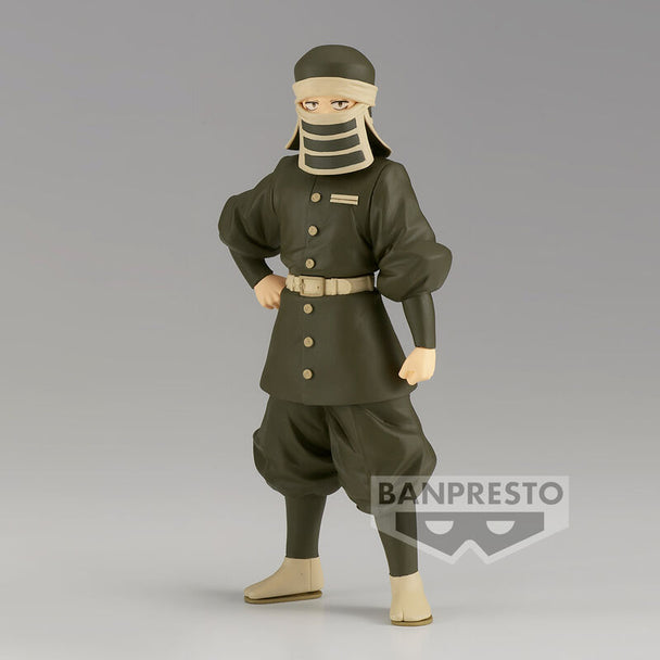 Vue latérale de la figurine Goto BANPRESTO Demon Slayer montrant les finitions soignées et posture dynamique