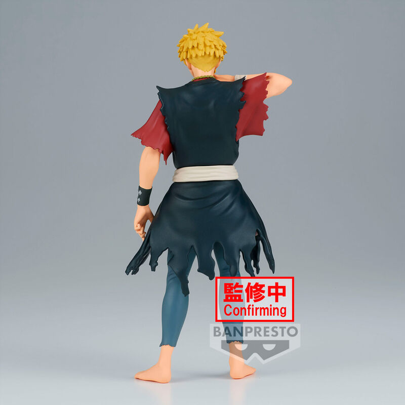 Vue arrière de la figurine 17cm BANPRESTO Hells Paradise Aza Chobe mettant en valeur le design détaillé