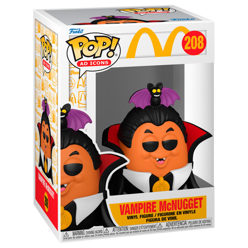 Figurine Funko POP McDonalds Nugget Buddies Vamp en vinyle de 9 cm dans sa boîte cadeau officielle