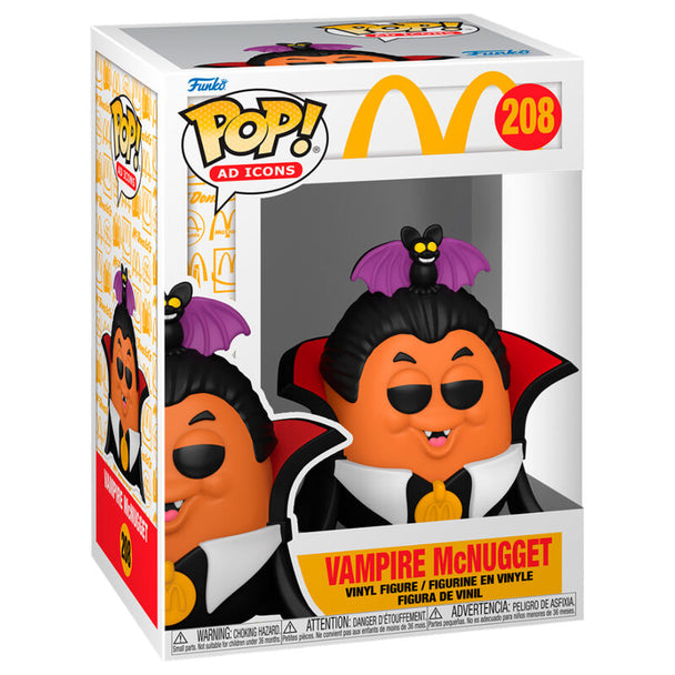 Figurine Funko POP McDonalds Nugget Buddies Vamp en vinyle de 9 cm dans sa boîte cadeau officielle