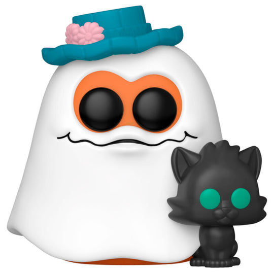 Vue de face de la figurine Funko POP McDonalds Nugget Buddies Ghost avec détails précis et couleurs vives