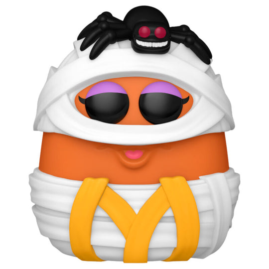 Vue rapprochée de la figurine Funko POP McDonalds Nugget Buddies Mummy avec détails précis sur son design
