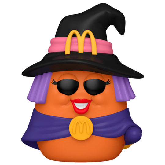 Vue latérale de la figurine Funko POP McDonald's Nugget Buddies Witch en vinyle avec détails colorés