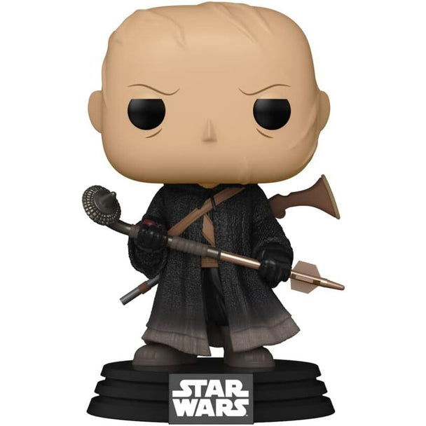 Figurine Funko POP Boba Fett No Armor exclusive de Star Wars, vue de face avec détails précis en vinyle de 9 cm