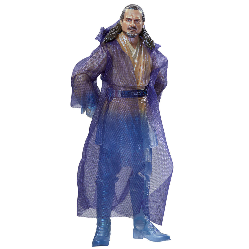 Accessoires fournis avec la figurine Qui-Gon Jinn pour collectionneurs