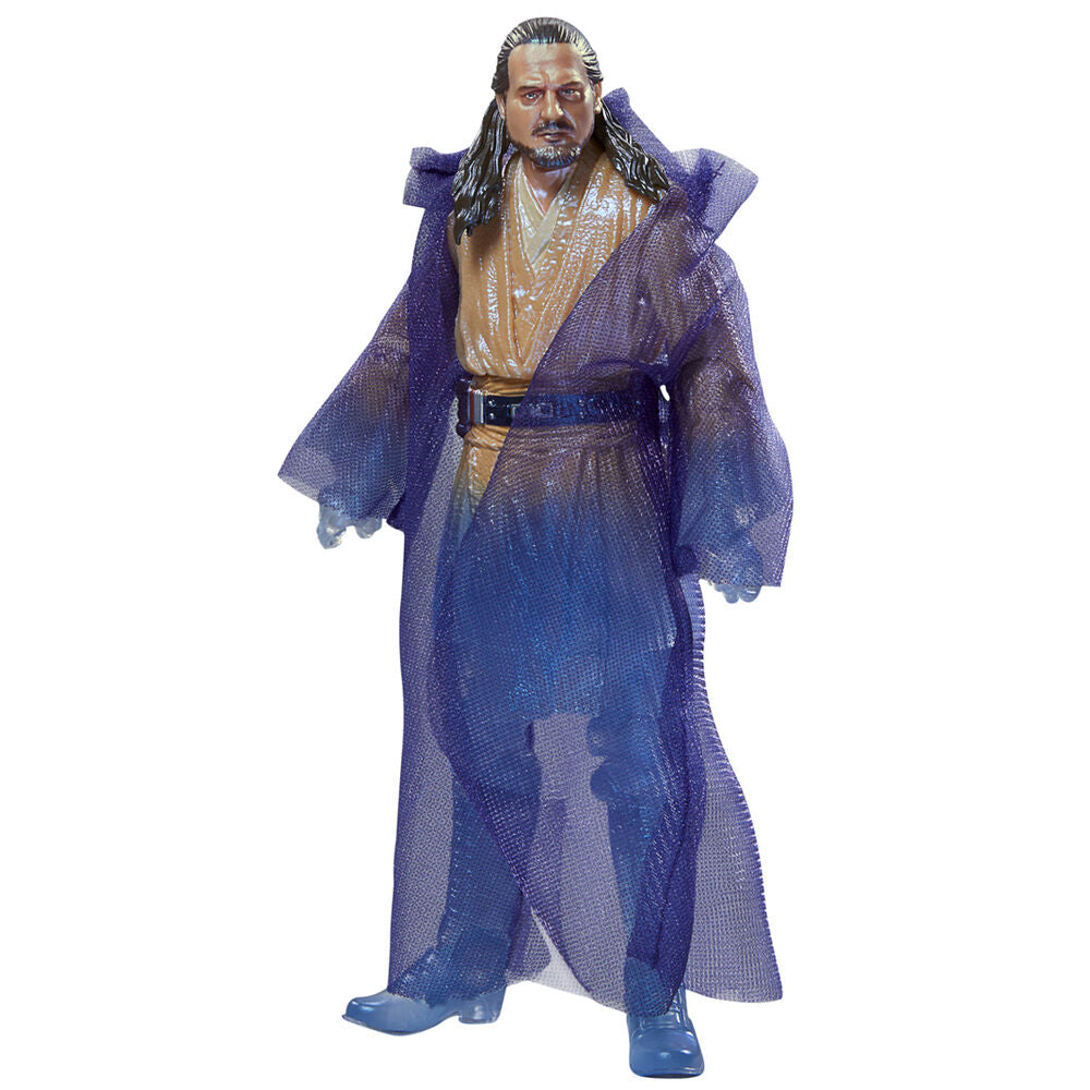 Détail des articulations de la figurine Qui-Gon Jinn pour poses variées