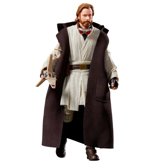 Accessoires inclus avec la figurine Obi-Wan Kenobi Black Series présentés à côté