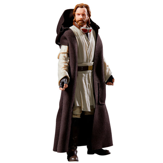 Vue de dos de la figurine Obi-Wan Kenobi montrant les détails du costume