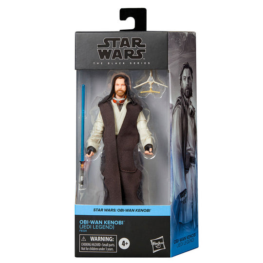 Détail du visage réaliste de la figurine Obi-Wan Kenobi HASBRO Black Series