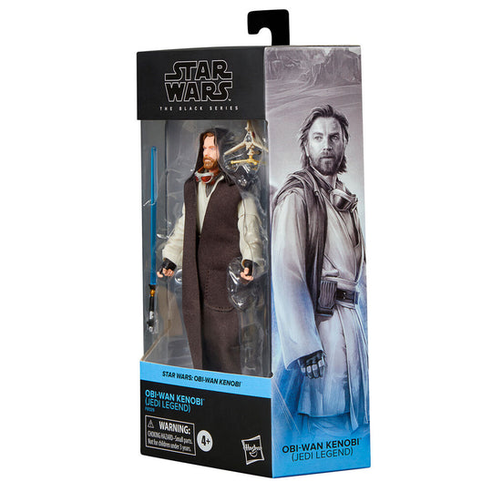 Ensemble complet de la figurine Obi-Wan Kenobi avec tous les accessoires déployés